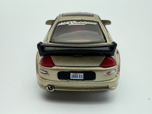 Jada Toys Diecast Import Racer 2003 Mitsubishi Eclipse, Gold, 1:64, Excellent - Picture 8 of 10