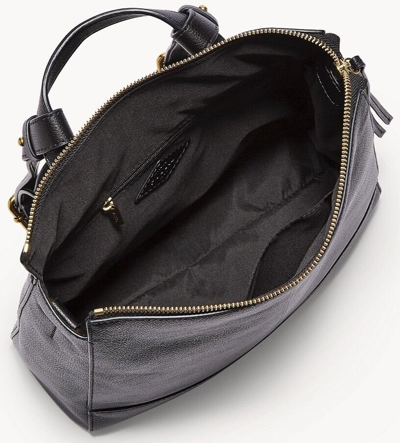 Fossil Elina Black Leather Convertible Backpack SHB2979001 Purse