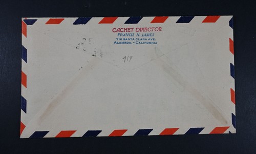 1934 U.S.S. Macon Zeppelin VF Cover Welcome Home Cachet Air Mail Event USA - Picture 2 of 2