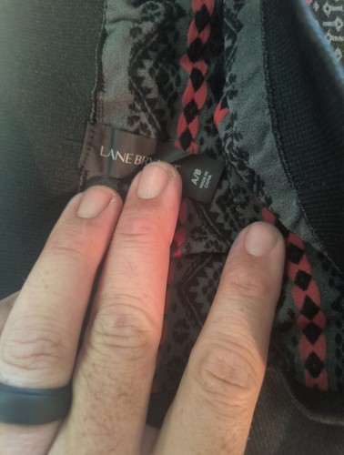 Lane Bryant A/B Red And Black Leggings - Picture 8 of 12