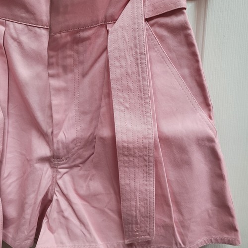 Hunter Bell Tyler Belted Cotton Twill Pink Rose High Rise Size 2 - Picture 5 of 9