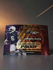 2024 Leaf X-Centric JA'VARRIUS JOHNSON Fresh Cuts Pre-Production Proof Gold #1/1