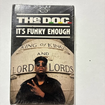The D.O.C. ''It's Funky Enough'' Cassette Tape single, (1989), (Produced: Dr. Dre)