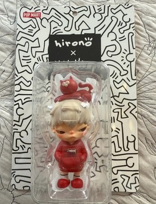 POP MART Hirono × Keith Haring Figure Doll Toy Gift New Sealed