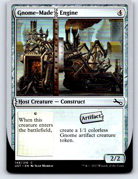 Gnome-Made Engine 148 Common Unstable Magic: The Gathering Lightly Played