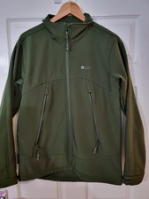 Mountain Warehouse Softshell Green Jacket  Mens Small