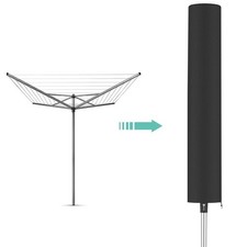 Outdoor Rotary Clothesline Drying Rack 164 ft Heavy Duty Foldable With Clips