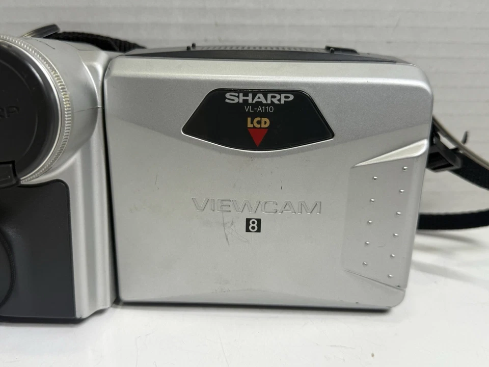 Sharp Viewcam VL-A1101 Hi-8 Analog Camcorder 8mm Video 16x Untested - Image 3 of 4