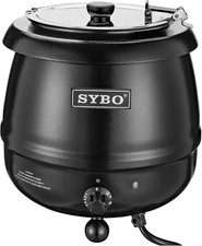 SYBO SB-6000 Commercial Grade Soup Kettle Hinged Lid and Detachable Insert Pot
