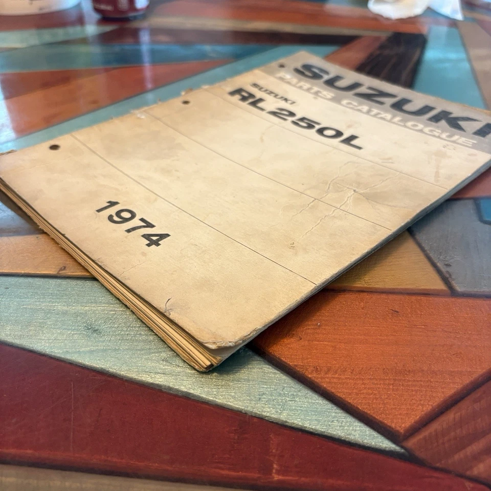 Suzuki 1974 RL250L Parts Repair Catalog Manual North America 1st Edition - Image 3 of 4