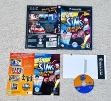 The Sims Bustin Out (Nintendo GameCube) Game Complete CIB - Tested