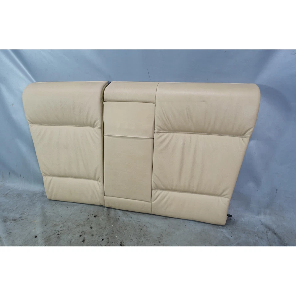 99-06 BMW E46 Serie 3 Cupé Sedán Asiento Trasero Plegable Respaldo Beige Cuero Fabricante de Equipo Original Foto 3 de 4