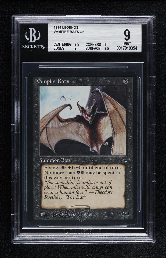 Vampire Bats Magic: Legends BGS 9 MINT 1994