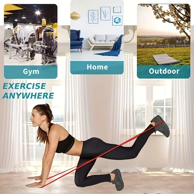 Resistance Bands Set Pull Up Assist Straps Strength Training Home Gym