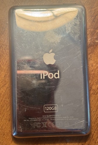 Apple A1238 iPod Classic 7th Generation 120GB Storage Media Player Black MB562LL - Imagen 5 de 7