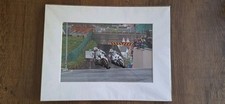 Mounted Original Photograph Irish Ulster 200 Race 16 X 12 Total Size
