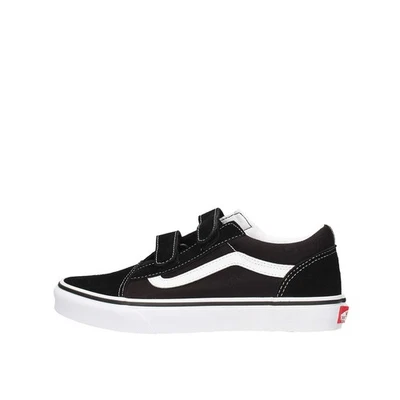 Vans Toddlers Old Skool V Sneakers With Fastner | Black | Authentic New - Image 1 of 4