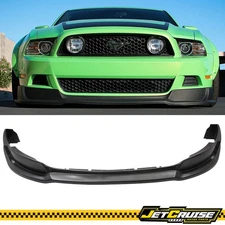 Fits 2013-2014 Ford Mustang V8 V6 RTR Style Front Bumper Lip Spoiler Bodykit PU
