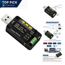 USB to CAN FD Converter Adapter Based on Canable 2.0 Supports 5 Mbps