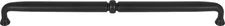 Top Knobs TK1026BLK Henderson Pull 12" (c-c) Flat Black