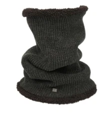 Winter Neck face Warmer Knit outdoor Mask Running, Cycling Charcoal