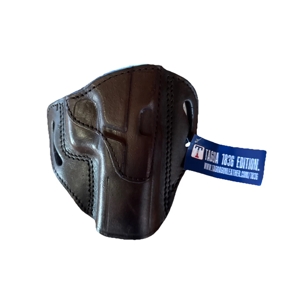 Tagua Texas Series 1836 Holster 9MM and 40MM Double Stock Brown- R/H - Image 2 of 4