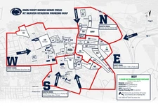 Penn State vs Northwestern 10/11 Parking Pass Lot 18 - Paved/Reserved 2 of 2