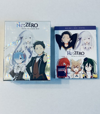 #ad RE:Zero Starting Life Another World Complete Season 1 Limited Edition Anime Lot $289.99
