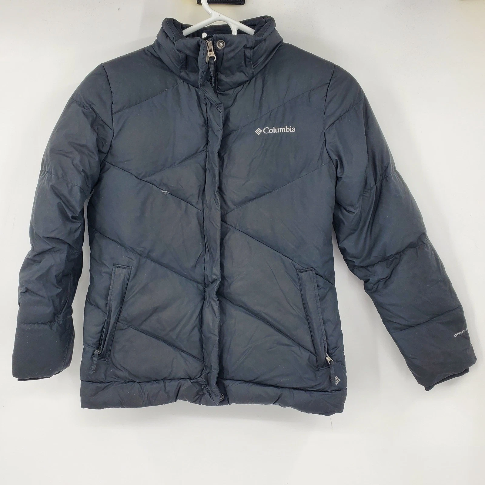 Columbia Kids Omni-Shield Down Puffer Jacket Black Size 10/12 Winter Outdoors