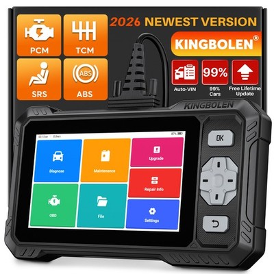 KINGBOLEN OBD2 Scanner S608 Bidirectional Scan Tool for ABS/SRS/AT/Enigne FCA FD