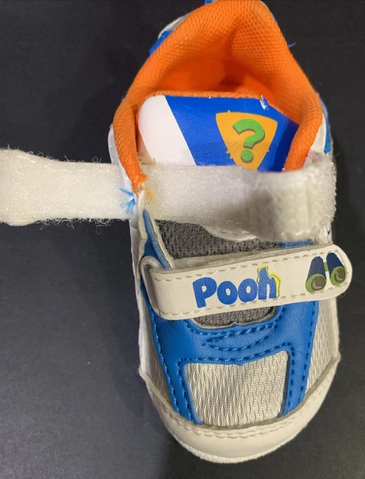 迪士尼小熊维尼男孩探险家幼儿鞋尺寸 3 复古完好 — 第 3/4 张图片
