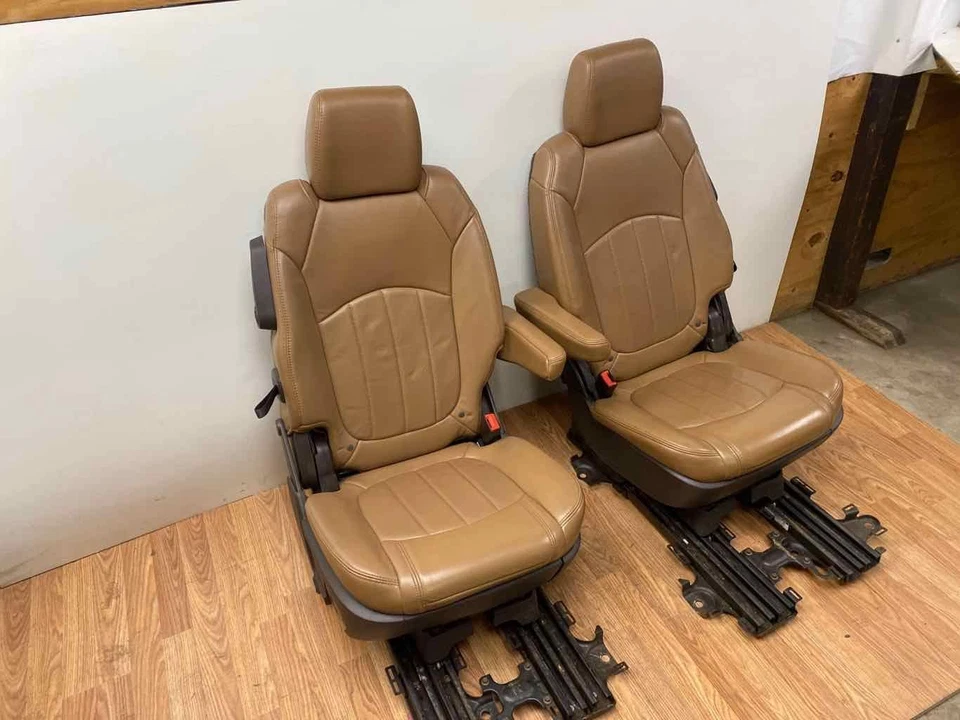 Conjunto de asiento trasero segunda fila cuero marrón para 11-2016 Buick Enclave envío gratuito Foto 2 de 4