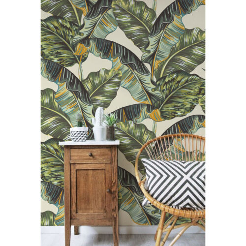 Wall Mural Tropical Palm Leaves Jungle Traditional Non-woven wallpaper - Picture 6 of 9