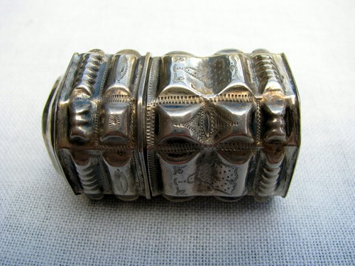FINE SNUFF BOX / MATCH SAFE / KNICK KNACK / PEPPERMINT VICTORIAN 1899 SILVER BOX - Picture 5 of 13