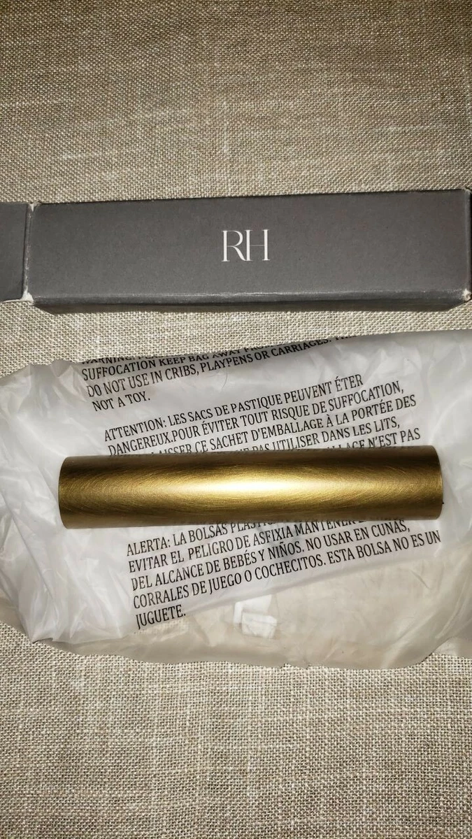 RH Metal Swatch Lacquered Burnished Brass Lighting Finish