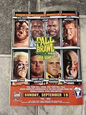 WCW Sting Vader Fall Brawl wrestling Magazine October 1993