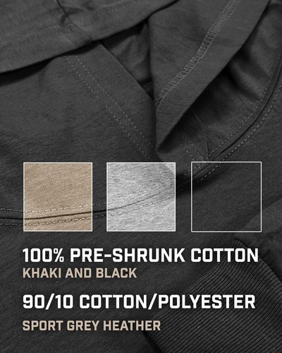 042. Man Vs. Iron Lightweight Long Sleeve Hooded T-Shirt for Men - Picture 7 of 20