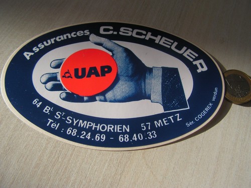Carte UAP Assurances - Équipe De France Fleuret - Philippe Omnès - Escrime Vintage