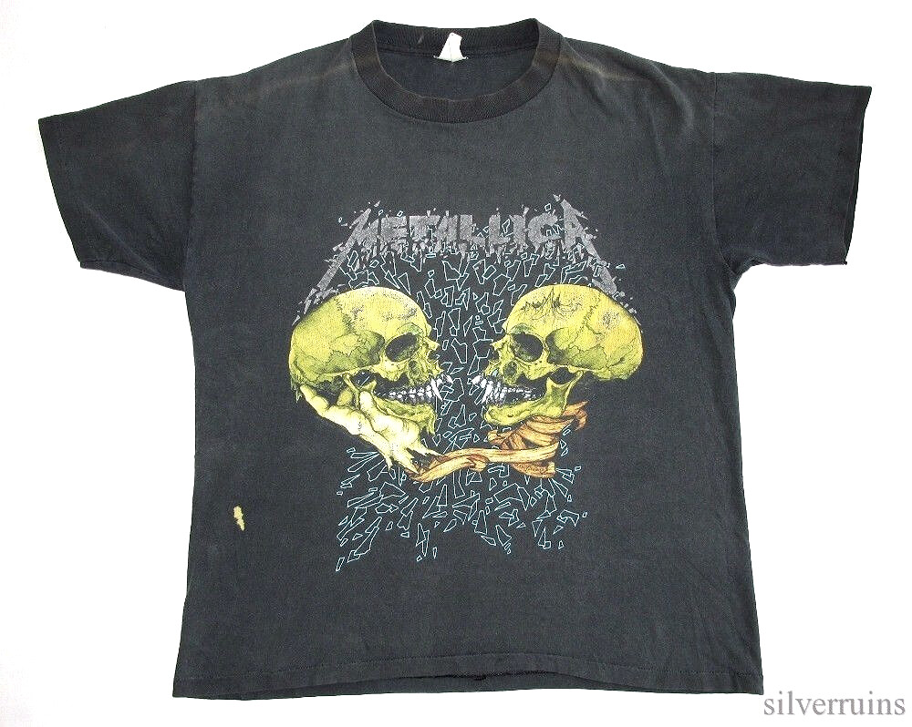 メタリカ Pushead 1992 ポスター LLICA tシャツ Vintage 1992 Metallica Spider Pushead Ringmaster T-shirt - Etsy
