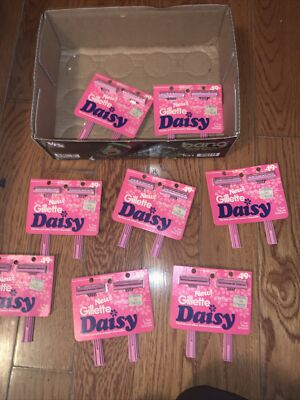 Lot of eight vintage 1980 Gillette Daisy women s razors