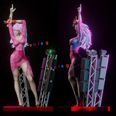 Rock Singer Jem 3D Print Figure GK Model Kit Unpainted Unassembled GK 1/8 1/6