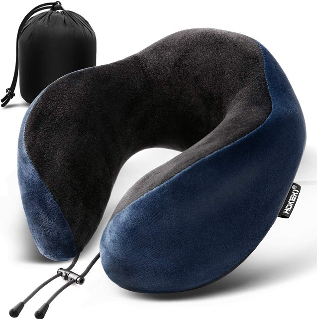 Hokeki Travel Pillow 100 Pure Memory Foam Neck Pillow Comfortable