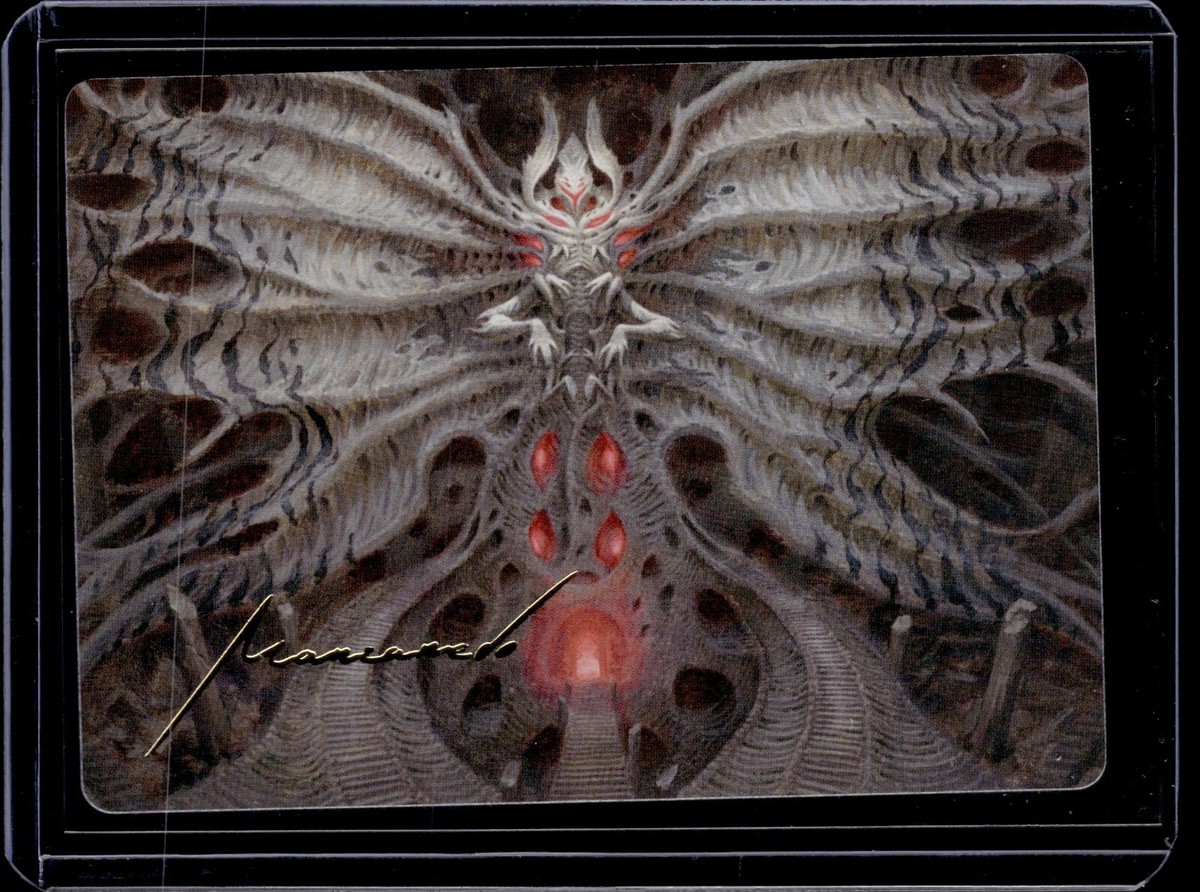 Valgavoth, Terror Eater - 10 - Gold Signature - Art Card - DSK