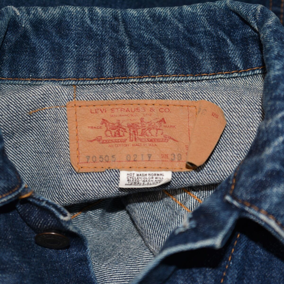 Vintage 60s 70s Levis Big E Type III 70505 0217 Denim Jacket Vintage 60s 70s Levis Big E Type III 70505 0217 Denim Jacket