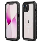 Black Waterproof Heavy Duty Magsafe Case For iPhone 14