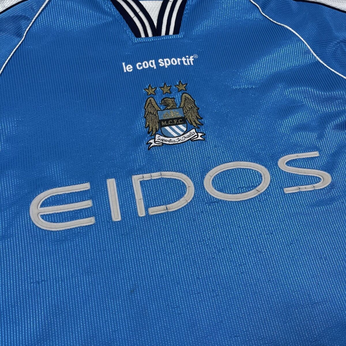 Manchester City 1999-2001 HOME SHIRT JERSEY Le coq sportif Manchester City 1999-2001 HOME SHIRT JERSEY Le coq sportif