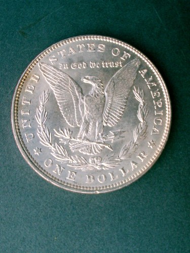 DÓLAR DE PLATA MORGAN 1887 128 AÑOS/PARTE DE LA HISTORIA DE EE. UU. - Imagen 6 de 6