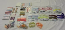 Gingham & Chenille colorful ribbons stings yarn lot and more variety 
