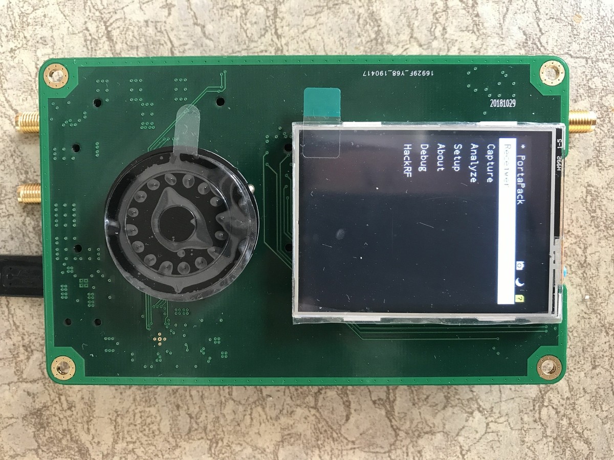 Latest Version PORTAPACK With 0.5ppm TCXO GPS Clock For HACKRF ONE