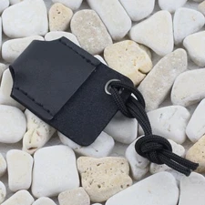 Rough Ryder Mini Folder Folding Knife Sheath Black Leather Fits upto 1.5" Closed